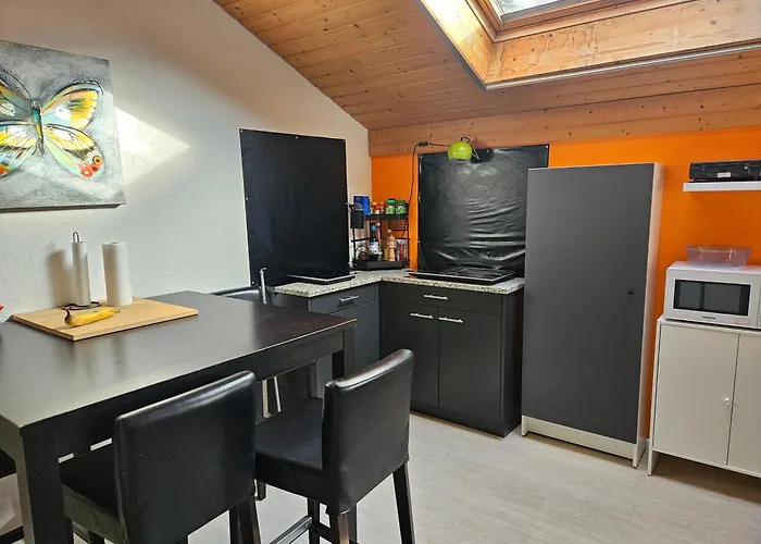 Ganzes Obergeschoss In Privathaus Mit Dachterrasse *